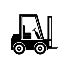 forklift vector illustration