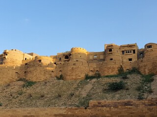 Jaisalmer in Rajasthan is also called the Golden city. It is a desert area and thus tourists visit to enjoy the desert safari and other adventure sports, the city is beautiful with Jaisalmer Fort .