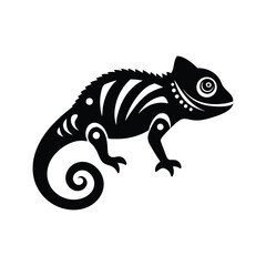 chameleon vector illustration