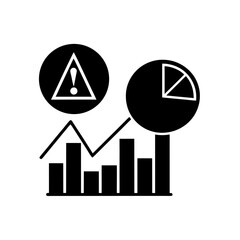 risk analysis vector illustration