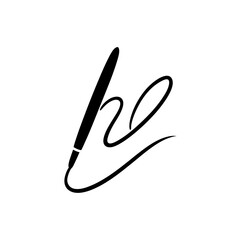 Obraz premium signature vector illustration