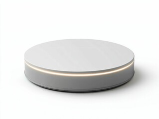 White Round Display Stand