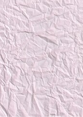 Pink Crumpled Paper Sheet Texture