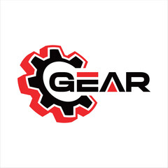 Gear Logo - Modern vector illustration, creative design asset, scalable and editable, ideal for branding, marketing, and digital projects.