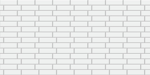 Ceramic brick tile wall. Vector illustration.