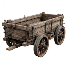 Antique Wooden Cart