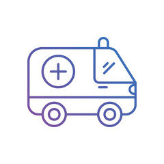 Ambulance Vector icon