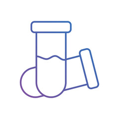 Test Tube Vector icon