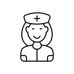 Nurse Vector icon