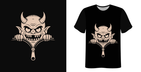 Skull and crossbones design with vintage gothic elements and a dark, grunge style featuring fire, a crown, and a horror theme