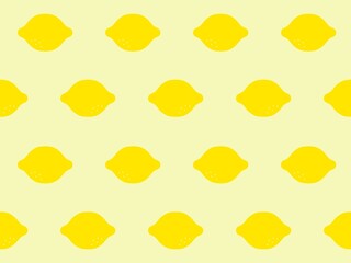 レモンのシームレスパターン　A-2