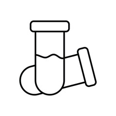 Test Tube Vector icon