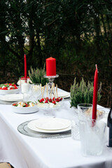 wedding table setting