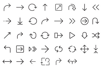 Directional and Navigation Arrow Icons