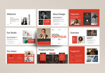 Digital Portfolio Presentation Template