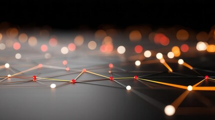 Abstract network connection graphic