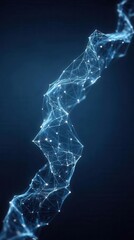 Abstract digital network illustration