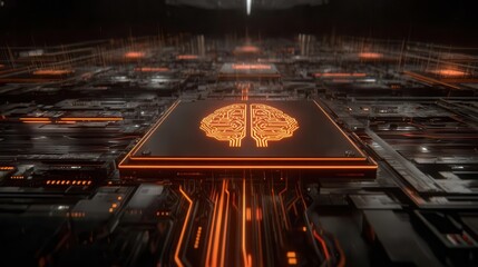 Artificial intelligence technology illustration