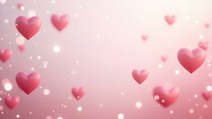 pink hearts background