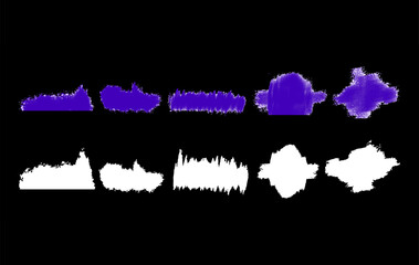 Abstract Hand Brush Paint Bundle Clean & Dirty Edges