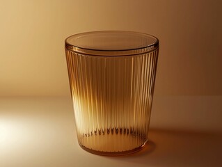 Amber Glass Container