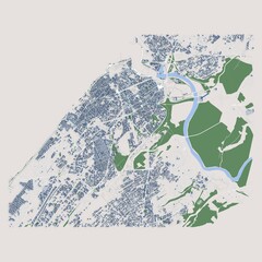 Rabat City Morocco, 3D Rendering