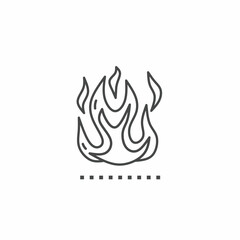 Fire vector collection. Illustration design for business. Stock vector.