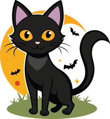 a halloween cat 