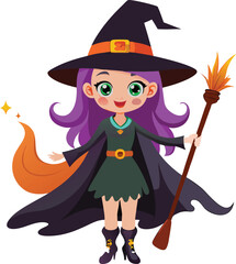 a halloween witch