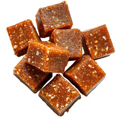 Delicious Pieces of Natural Fruit Candy with a Rich Texture and Nutty Flavor, Perfect for Snacking or Culinary Creativity