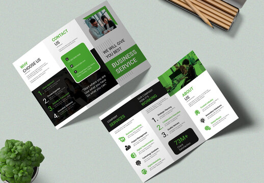 Success Business Trifold Brochure Layout