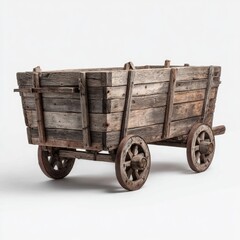 Antique wooden cart