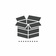 Vector. Cardboard symbol. Icon symbol design template.