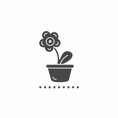Vector. Flower symbol. Icon symbol design template.