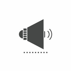 Vector. Loudspeaker symbol. Icon symbol design template.