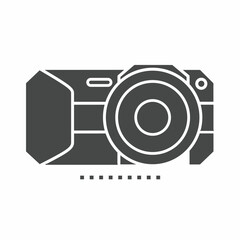 Vector. Camera symbol. Icon symbol design template.