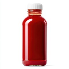 Red Sauce Bottle Mockup Clean & Isolated Product Photography