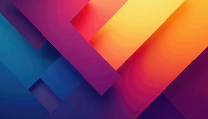 Fototapeta premium Abstract geometric shapes forming a late-arriving design trend , shapes, emerging, contemporary