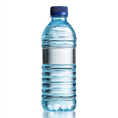Naklejka premium Refreshable Plastic Water Bottle Mockup Blank Label for Design