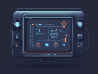 Fototapeta premium Futuristic User Interface