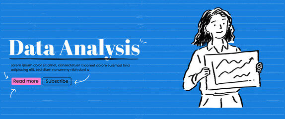 Sketch scribble banner ink quirky trendy handdrawn template illustration pencil. Cybersecurity and online data protection concept