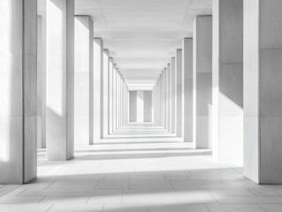 Obraz premium Modern Concrete Columns