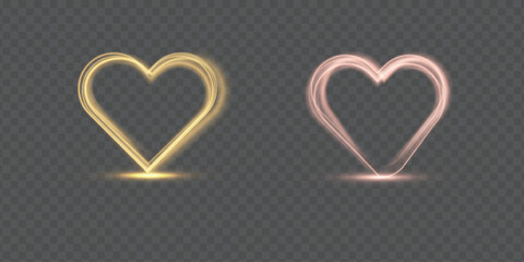 Sparkling pink and gold glow with bokeh, stars, and romantic flares—perfect for PNG Valentine cards, luxury banners, or festive and glamorous holiday designs.