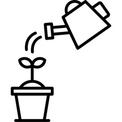 Watering Plants Icon
