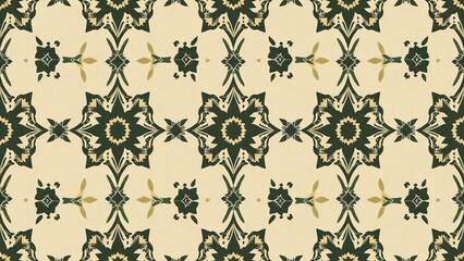 seamless damask pattern Illustration for Textile and Decor Design