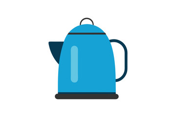 electric kettle isolated on white