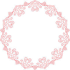Beautiful flower art and mandala vector design