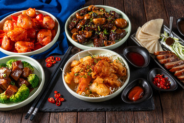 Assorted Chinese Dishes