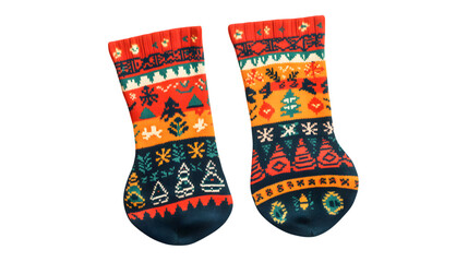 Festive Holiday Socks with Unique Designs for Christmas and New Year Celebrations