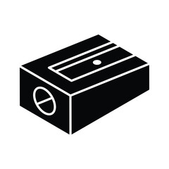 Get this isometric filled icon of pencil sharpener